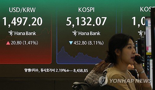(LEAD) S. Korean currency slumps to 17-yr low against U.S. dollar amid Iran crisis